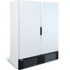 Шкаф холодильный, 1500л, 2 двери глухие, 8 полок, ножки, 0/+7С, дин.охл., белый, агрегат нижний, решетка агрегата черная, R290
