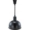 Лампа-мармит подвесная, абажур D290мм черный, регулир.шнур чёрный