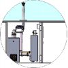 Система питьевого водоснабжения встраиваемая: вода горячая и холодная, 40л/ч и 80л/ч
