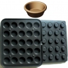 Форма для аппарата для тарталеток и вафель Cookmatic, 25 ячеек круг D52х20мм с гнут.краем