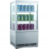 Витрина холодильная настольная, вертикальная, L0.43м,  58л, 2 полки-решетки, 0/+12с, белая
