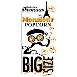 Зерно кукурузы суперпремиальное (сорт бабочка) «Monsieur Popcorn», 22.68 кг.
