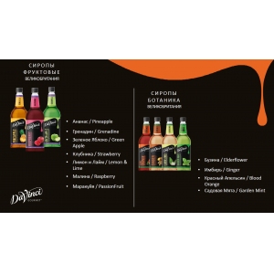 Сироп Fruit Innovations Зеленое яблоко DaVinci 1000мл