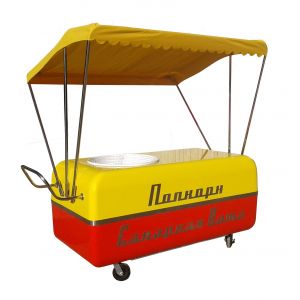 Ролл-бар «Попкорн/Сахарная вата», цвет желтый/красный