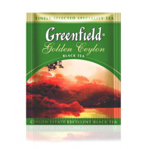 Чай черный пакетированный Greenfield Голден Цейлон