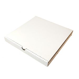 Коробка для пиццы 280х280х40мм картон белый профиль «B»