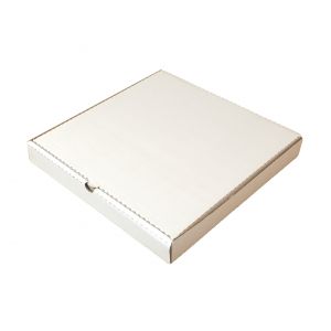 Коробка для пиццы 300х300х40мм картон белый профиль «B»
