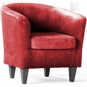 Кресло Каппучино, мягкое, обивка ткань II категории бордо