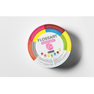 Смесь вкусоароматическая для сахарной ваты, FlossArt банан, 0.35кг.