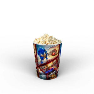 V 32 Стакан для попкорна «Соник 2 в кино»