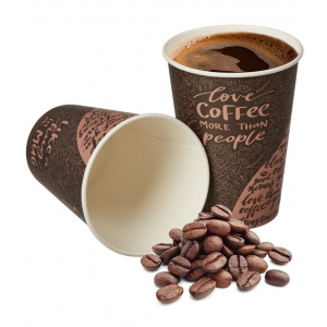 Стакан бумажный для горячих напитков COFFEE 400мл