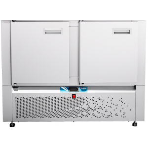 Стол холодильный, GN1/1, L1.07м, без столешницы, 2 двери глухие, ножки, +1/+8С, нерж.сталь, дин.охл.. агрегат нижний