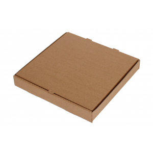 Коробка для пиццы 250х250х40мм картон крафт профиль «E»