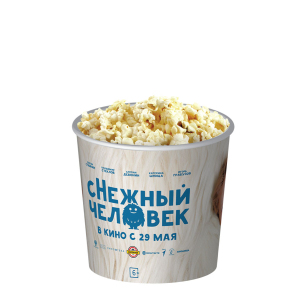 V 85 Стакан для попкорна «Снежный человек»