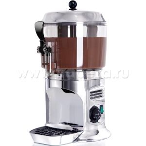 Аппарат для горячего шоколада настольный, 1 чаша съемная 5л поликарбонат, корпус «серебро»