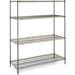 Полка решетчатая для стеллажа,  610х457х31мм, покрытие Metroseal3-Microban