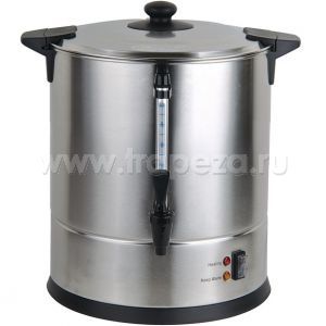 Водонагреватель гейзерный для приготовления чая или кофе, заливной,  8.45л, корпус нерж.сталь, стенки двойные