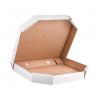 Коробка для пиццы трапеция 340х340х40мм картон белый профиль «E»