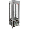 Витрина холодильная напольная, вертикальная, L0.60м, 350л, 5 полок стекло, +2/+10С, дин.охл., нерж.сталь
