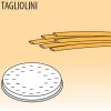 Матрица для аппарата для макаронных изделий MPF 2.5N, TAGLIOLINI, латунно-бронзовый сплав, 3мм