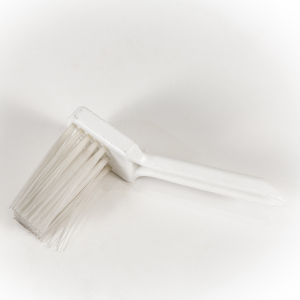 Щетка для чистки лука и салата резки, пластик белый (б/у (бывший в употреблении))