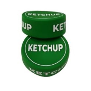 Squeeze Bottle RTC Lid Wrap - Ketchup (2) - силиконовый чехол"Кетчуп"для  крышки для бутылочки