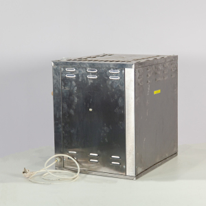Гриль-шашлычница электрический настольный,  4 шампура, вращение автоматическое, корпус нерж.сталь (б/у (бывший в употреблении))