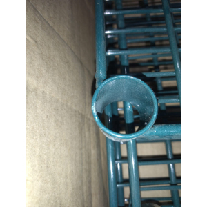 Полка решетчатая для стеллажа, 1219х457х31мм, сталь с покрытием Metroseal3-Microban, для влажных помещений (Уценённое)