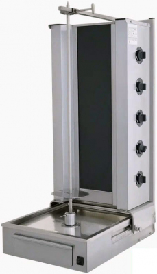 Гриль для шаурмы электрический T-LUX KGD 5 нижний привод