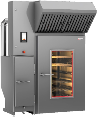 Печь-коптильня Ижица Z115.2-А+автоматическая мойка