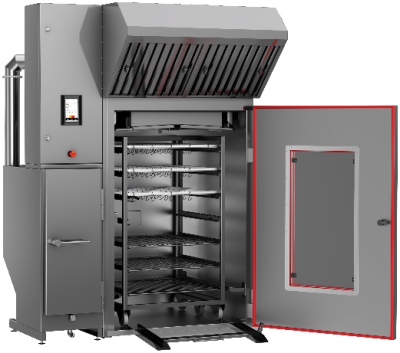 Печь-коптильня Ижица Z115.2-А+автоматическая мойка