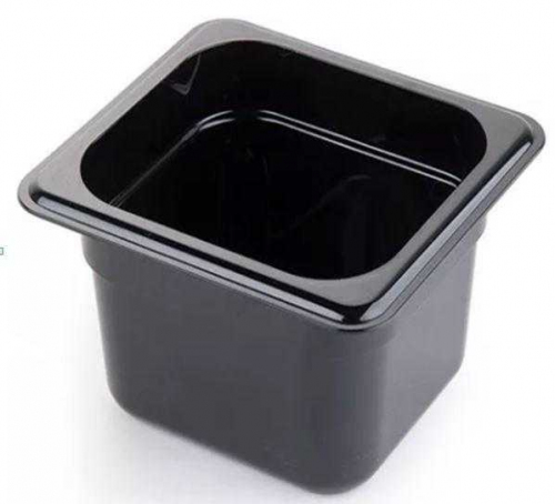 Гастроемкость GN1/6х65 поликарбонат черный ENIGMA COOKWARE 1/6*65MM BLACK