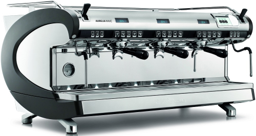 Кофемашина рожковая автоматическая NUOVA SIMONELLI AURELIA WAVE T3 3GR 380V BLACK+HIGH GROUPS+AUTOPURGE
