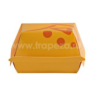 Коробка для гамбургера 116x111x70мм WHIZZ бумага, 600шт