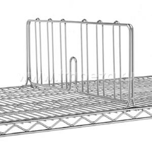Разделитель решетчатый для полки 355мм, h203мм, сталь с покрытием хромоникелевым, для сухих помещений