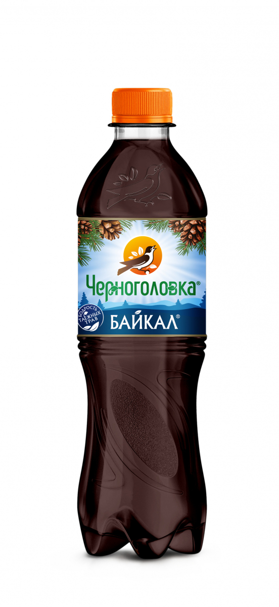 Лимонад газированный Байкал ЧЕРНОГОЛОВКА, ПЭТ 0,5л