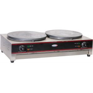 Блинница электрическая настольная, 2 поверхности D360мм чугун, корпус нерж.сталь Enigma 105494