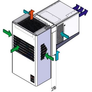 Моноблок холодильный настенный для камер до 12.00м3 KIDE EMB1007M1Z