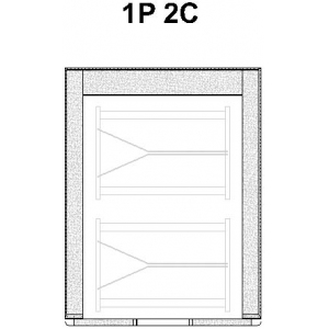 Камера расстоечная для печи ROTOR WIND 5*** ZANOLLI ROTOR WIND/CL 1P 2C-60X80 (DOOR FROM RIGHT TO LEFT)