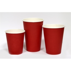 Стаканы бумажные однослойные для горячих напитков Флексознак 131376