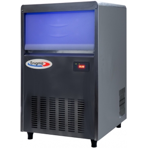 Льдогенератор для кускового льда,  33кг/сут, бункер 16.0кг, вод.охлаждение, корпус нерж.сталь, форма "кубик" A Enigma 138012