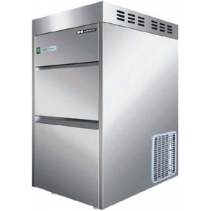 Льдогенератор для гранулированного льда,   90кг/сут, бункер 20.0кг, вод.охлаждение, корпус нерж.сталь Hurakan 154772