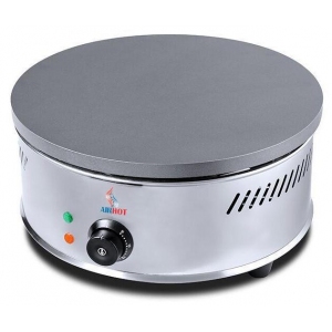 Блинница электрическая настольная, 2 поверхности D360мм чугун, корпус нерж.сталь Airhot 170246
