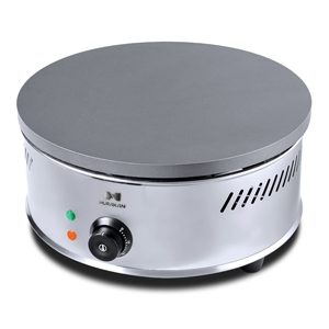 Блинница электрическая настольная, 2 поверхности D360мм чугун, корпус нерж.сталь Hurakan 170518