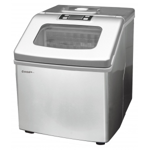 Льдогенератор для кускового льда,  33кг/сут, бункер 16.0кг, вод.охлаждение, корпус нерж.сталь, форма "кубик" A COOLEQ 171686