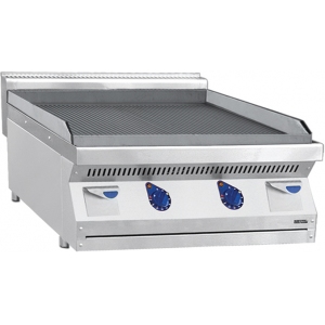 Поверхность жарочная электрическая, настольная, 1 зона комбинированная (гладкая+рифленая) чугунная Abat 174675