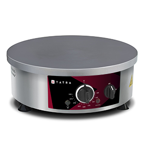 Блинница электрическая настольная, 2 поверхности D360мм чугун, корпус нерж.сталь Tatra 185176