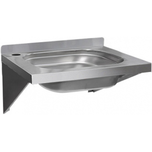 Рукомойник напольный,  500х600х870мм, 1 мойка 400х400х150мм цельнотян., борт, нерж.304, закрытый, 1 дверь распашная, разборный, каркас нерж.304, педал Финист 185901