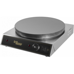 Блинница электрическая настольная, 2 поверхности D360мм чугун, корпус нерж.сталь Grill Master 211974