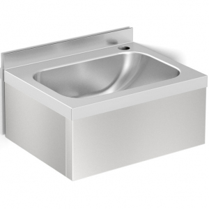 Рукомойник напольный,  500х600х870мм, 1 мойка 400х400х150мм цельнотян., борт, нерж.304, закрытый, 1 дверь распашная, разборный, каркас нерж.304, педал ТТМ 215180